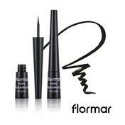 Flormar French Sleepwalking Chianti Extreme Waterproof Liquid Eyeliner #001 Black (1 piece), a waterproof liquid eyeliner with a fine precision brush for creating sharp, long-lasting black eye lines.