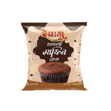 Yum Muffin Chocolate Cake 17g individually wrapped mini chocolate sponge muffin, soft and sweet, suitable as a quick snack or lunchbox treat.