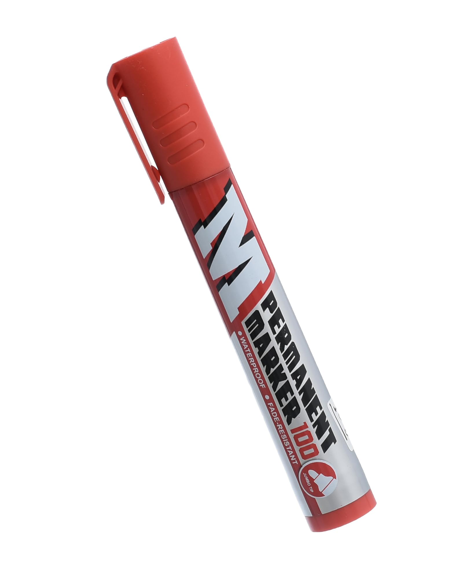M&G Permanent Marker Red Waterproof Fast Dry, 1 piece writing marker designed for permanent marking on various surfaces, featuring quick-drying red ink suitable for labeling, office, school, and general use.