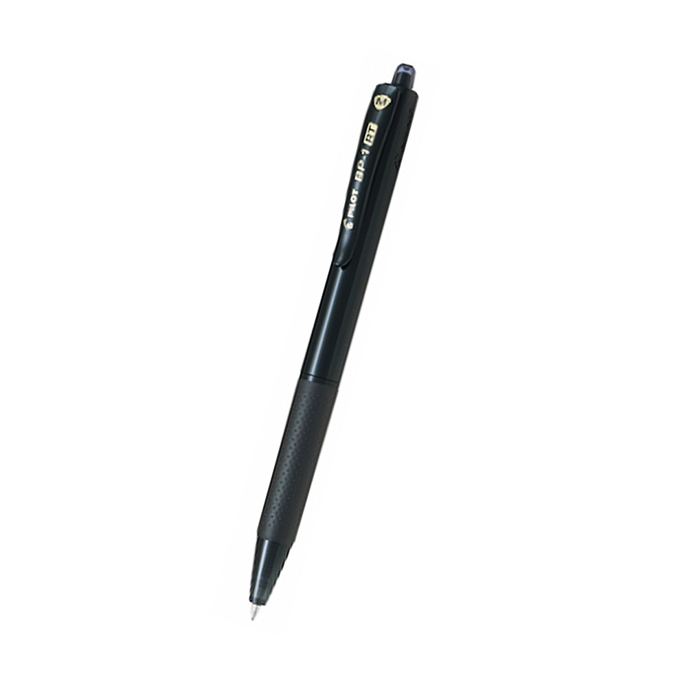 Pilot BP-1 RT Ball Pen 0.7mm Black Ink Retractable Ballpoint Pen with Comfortable Grip, 1 Unit 10g