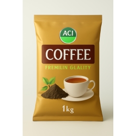 ACI Coffee 1kg pack premium quality instant coffee in a sealed pouch packaging, available for online purchase in Bangladesh