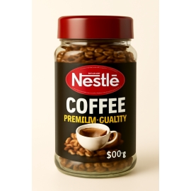 Nestlé Coffee 500g jar  premium quality instant coffee in a clear plastic jar with screw lid, available for online purchase in Bangladesh
