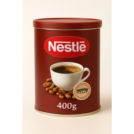 Nestlé Coffee 400g tin premium quality instant coffee in a sealed metal container, available for online purchase in Bangladesh