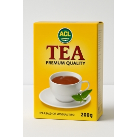ACI Tea 200g box – premium quality loose tea in branded cardboard packaging, available for online purchase in Bangladesh.