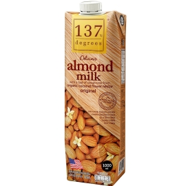 137 Degrees Almond Milk Original 1000Ml – Plant-Based Almond Milk In A Convenient 1000Ml Carton.