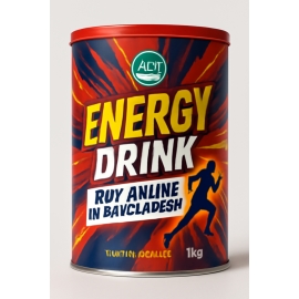 ACI Energy Drink 1Kg tin – Premium quality energy drink powder in a sealed metal tin, available for online purchase in Bangladesh.
