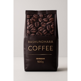 Bashundhara Coffee 500g pack  premium quality instant coffee in sealed pouch packaging, available for online purchase in Bangladesh