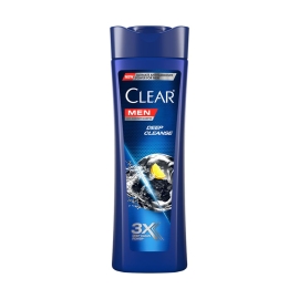 Clear Men Anti-Dandruff Deep Cleanse Shampoo 315ml bottle designed for men, featuring a deep-cleansing formula that helps remove dandruff and excess oil from the scalp, leaving hair feeling fresh, clean, and revitalized.