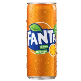 Fanta Orange Drink 320ml Bottle Refreshing Orange Flavored Carbonated Soft Drink.
