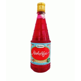 Hamdard Rooh Afza Red Rose 800Ml – Traditional Rose Flavoured Herbal Drink Syrup In A Convenient 800Ml Bottle.