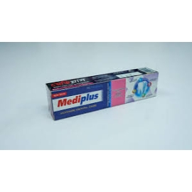 Mediplus Toothpaste 140G Tube, A Fluoride Dental Care Toothpaste Designed For Oral Hygiene And Cavity Protection, Shown In A Sealed Tube With Mediplus Branding And Product Label Clearly Visible.