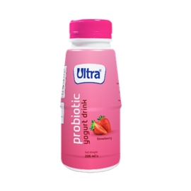 Ultra Yogurt Drink Strawberry 200Ml – Strawberry Flavoured Yogurt Drink In A Convenient 200Ml Bottle.
