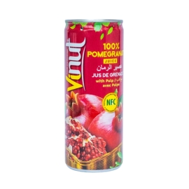 Vinut Pomegranate Juice With Pulp 230Ml Vn – Refreshing Pomegranate Juice With Real Fruit Pulp In A Convenient 230Ml Bottle.