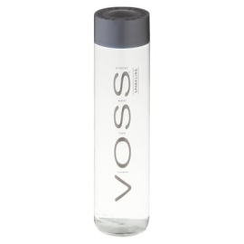Voss Sparkling Mineral Water Glass Bottle 800ml