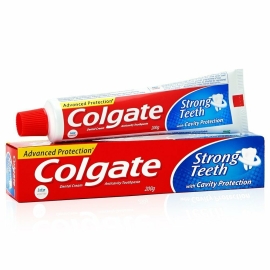 A 200g tube of Colgate Dental Cream toothpaste, designed for daily oral hygiene, helping to clean teeth, protect against cavities, and maintain fresh breath.