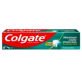 A 100g tube of Colgate Fresh Cool Mint Toothpaste, a fluoride toothpaste designed for daily oral hygiene, offering a refreshing cool mint flavor for clean breath and cavity protection.