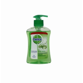 Dettol Handwash Aloe Vera Liquid Handwash 200ml bottle, liquid hand wash designed to effectively clean hands, remove germs, and support everyday hygiene while helping keep skin feeling soft and moisturized with aloe vera.