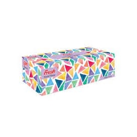 Fresh Facial Tissue White, 1 packet, soft disposable facial tissues designed for everyday hygiene use, including wiping face and hands and light cleaning with gentle comfort.