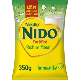 Nido FortiGrow 350g – fortified milk powder pack designed for children, rich in nutrients and vitamins, smooth creamy taste, suitable for daily drinking and supporting growth and development.