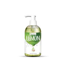 Organikare Lemon Handwash Pump 250ml bottle, liquid hand wash with pump dispenser designed to effectively clean hands, remove germs, and support everyday hygiene with a fresh lemon fragrance.