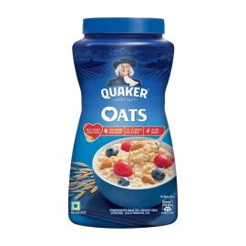 Quaker Whole Oats 900g pack of whole grain oats, rich in fiber and nutrients, suitable for making porridge, smoothies, baking, and healthy breakfast and meal preparation.