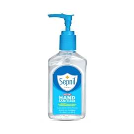 Sepnil Instant Hand Sanitizer with Pump 200ml bottle, liquid hand sanitizer with pump dispenser designed to help kill germs and support hand hygiene for quick, waterless use.