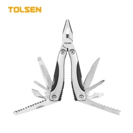 Tolsen Multipurpose Pliers, 1 piece, durable hand tool with ergonomic grips designed for gripping, bending, cutting, and twisting wires for household, DIY, and repair tasks.