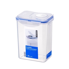 Lock & Lock HPL-933D Classic Container 1.8L, 1 unit plastic food storage container designed for airtight storage of food items while helping maintain freshness and supporting organized kitchen storage.