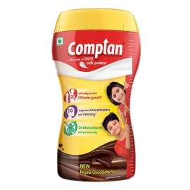 Complan Chocolate Jar 500g – chocolate-flavoured nutrition drink powder in a 500g jar.