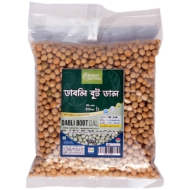 Green Harvest Kabuli Boot Dal 500g pack featuring premium Kabuli chickpeas with large clean grains, rich flavor, and a firm texture ideal for preparing curries, salads, and nutritious meals.