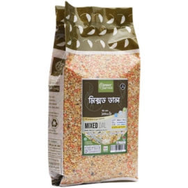 Green Harvest Mixed Dal 1000g pack featuring a premium blend of assorted lentils with clean grains, rich flavor, and balanced nutrition, ideal for preparing delicious dal, soups, and everyday meals.