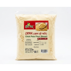 Green Touch Chick Peas Flour (Bason) 500g pack in sealed retail packaging, finely ground chickpea flour suitable for cooking, baking, and traditional recipes.