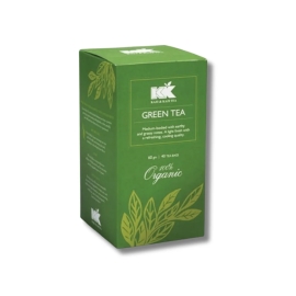 Kazi & Kazi Organic Green Tea 40 Sachets Pack 60g Box