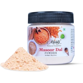 Lentil (Mosur Dal) Powder 100g pack, a 100g packet of finely ground red lentil (masoor dal) powder used in cooking and baking, commonly added to soups, batters, and recipes for added nutrition and texture.