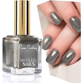 Pierre Cardin Metallic Nails Nail Polish, 1-piece bottle with a metallic finish for shimmering, high-shine nails.