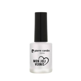Pierre Cardin Mon Joli Vernis Nail Polish, 1-piece bottle of glossy nail lacquer in a sleek glass bottle with a black cap, designed for smooth application and long-lasting, vibrant color. Suitable for everyday wear and professional-looking manicures.
