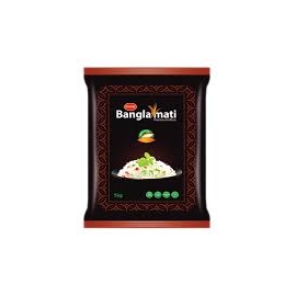 Pran Bangla Moti Rice 5Kg pack featuring quality Bangla Moti rice with fine grains, natural taste, and a soft, fluffy texture ideal for everyday meals and traditional Bangladeshi cuisine.