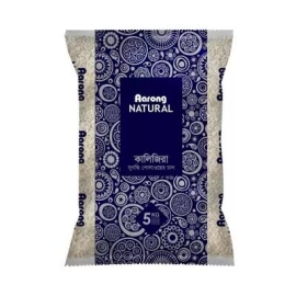 Aarong Kalijira Rice 1Kg pack featuring premium aromatic Kalijira rice with tiny fine grains, natural fragrance, and a soft, flavorful texture ideal for traditional Bangladeshi dishes.