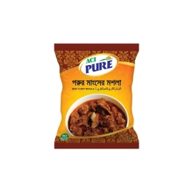 ACI Pure Meat Curry Masala 20g – aromatic spice blend packet for preparing flavorful meat curry dishes.