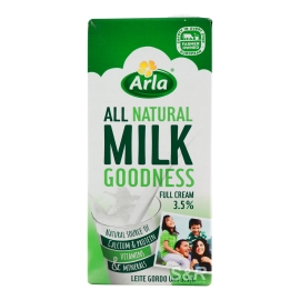 Arla UHT Whole Milk Full Cream 1L carton pack – full cream long-life milk for daily nutrition and beverages.