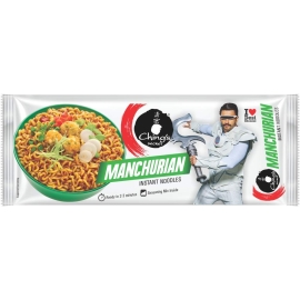Ching's Manchurian Noodles 240g with branded packaging, instant noodles featuring Manchurian-style seasoning and Indo-Chinese flavors, perfect for preparing quick and tasty noodle meals.