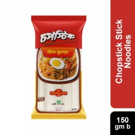 Chopstick Stick Noodles 150g with branded packaging, quality stick-style noodles suitable for preparing stir-fries, soups, and a variety of delicious Asian-inspired noodle dishes.