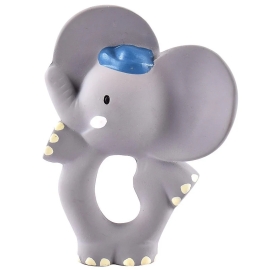 CoCo Teether Elephant 1pc, a soft elephant-shaped baby teether designed for infants to chew on, featuring a cute animal shape and easy-to-hold design.