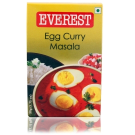 Everest Egg Curry Masala 50g – Pack of aromatic Indian spice blend for preparing flavorful egg curry dishes.