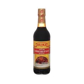 Heinz Golden Mark Superior Dark Soya Sauce 500ml bottle of premium dark soy sauce, ideal for enhancing the color and savory flavor of stir-fries, noodles, marinades, and Asian dishes.