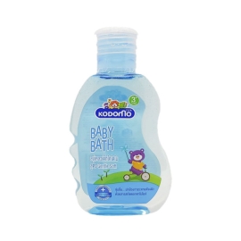 Kodomo Baby Bath 100ml bottle for gentle cleansing and refreshing baby skin during bath time.