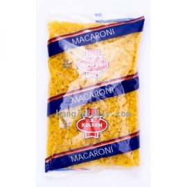 Kolson Macaroni Screw 400g with branded packaging, spiral-shaped macaroni pasta suitable for preparing creamy pasta dishes, salads, and a variety of flavorful homemade recipes.