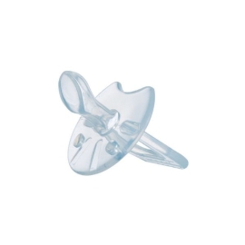 Linco L-22301 orthodontic newborn baby pacifier with soft orthodontic nipple design, 1 piece twin pack for infant soothing and comfort.