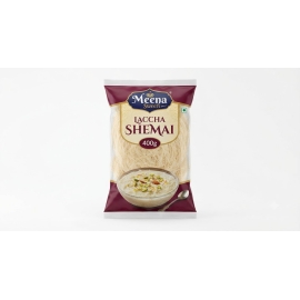 Meena Sweets Laccha Shemai 400g pack of traditional fine vermicelli noodles, perfect for preparing delicious sweet shemai desserts, milk-based dishes, and festive treats.