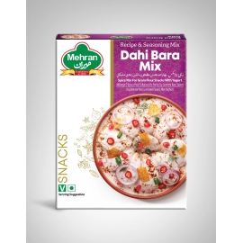 Mehran Dahi Bara Mix Masala Pakistan 150g – Traditional spice mix for preparing flavorful and authentic Dahi Bara at home.